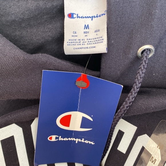 Champion Georgetown Navy Hoodie NWT - Picture 4 of 5